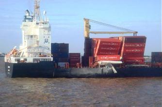 集裝箱高空墜落驚險連連 裝卸公司稱不知情不賠償